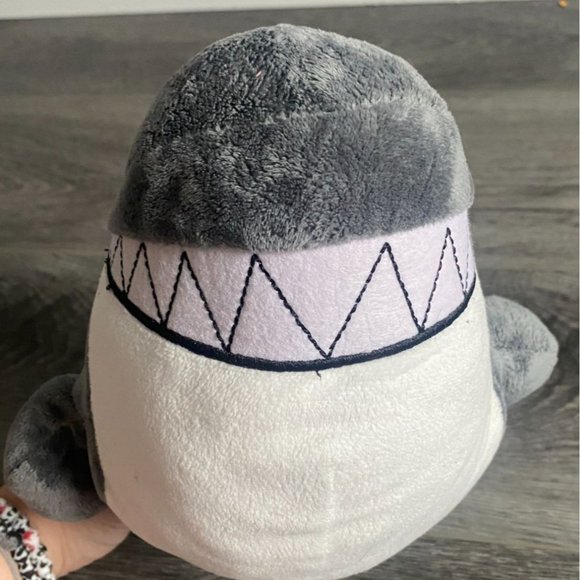 Goffa 12.5 Inch Stuffed Shark-'I Chews You'-Gray-SOFT!-GUC - Picture 4 of 8